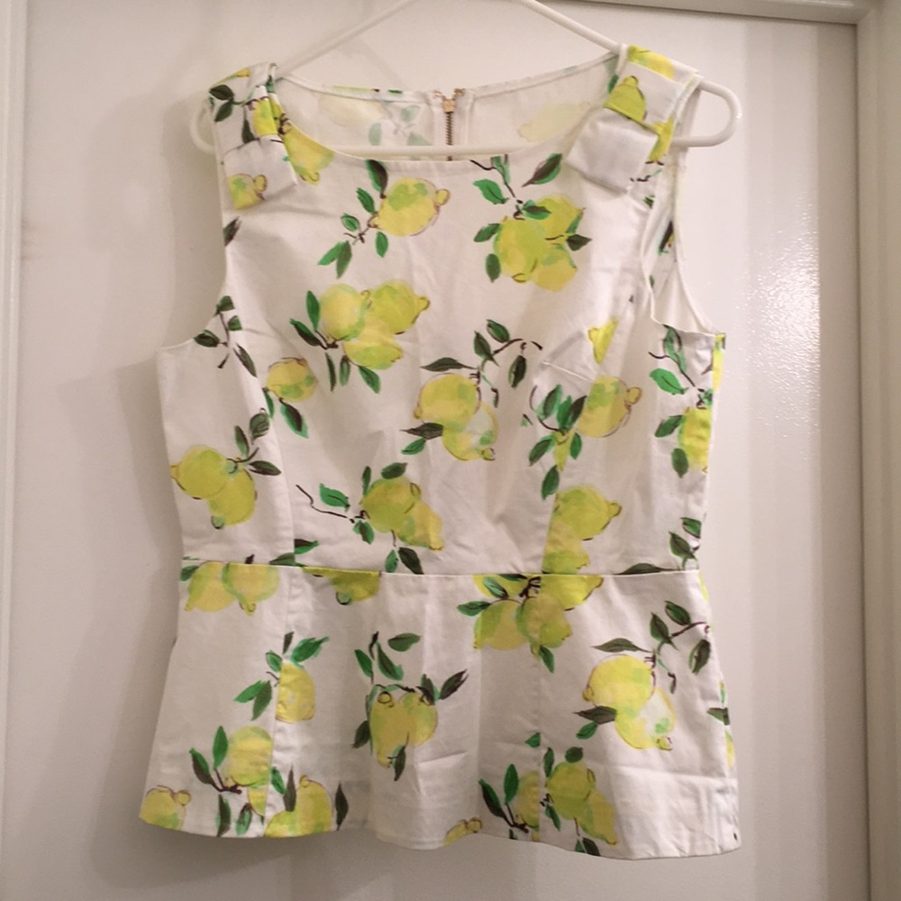Beautiful Kate spade lemon blouse.